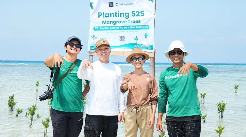 525 Bibit Bakau Ditanam, Pulau Pari Didorong Makin Lestari
